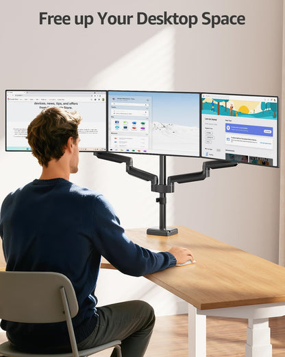 MOUNTUP Triple Monitor Stand Mount