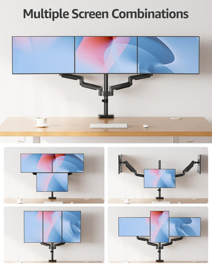 MOUNTUP Triple Monitor Stand Mount