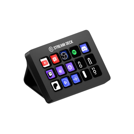 Stream Deck MK.2 – Studio Controller, 15 macro keys, trigger actions in apps and software