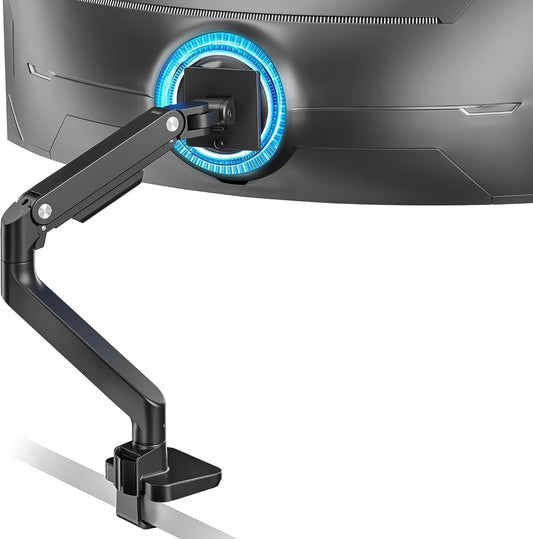 ARES WING Ultrawide Monitor Arm for 17 to 49 Inch Heavy Duty Curved Screens
