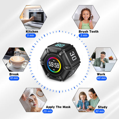 Visual Productivity and Focus Timer Cube