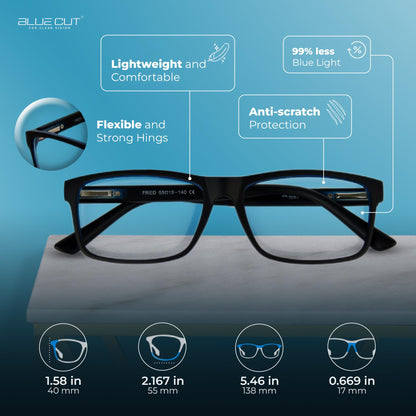 Blue Light Blocking Glasses For Men/Women Anti-Fatigue