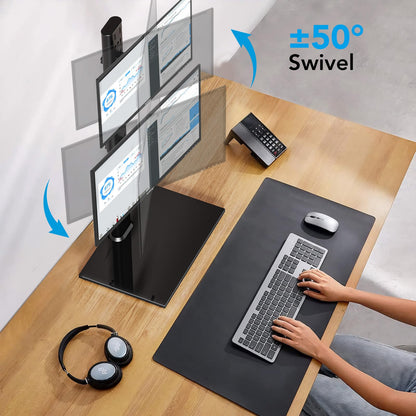 AX WABER Vertical Dual Monitor Stand