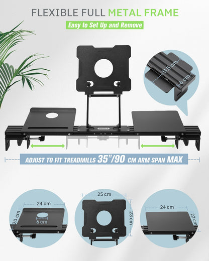 INMAKER Treadmill Laptop Desk Attachment