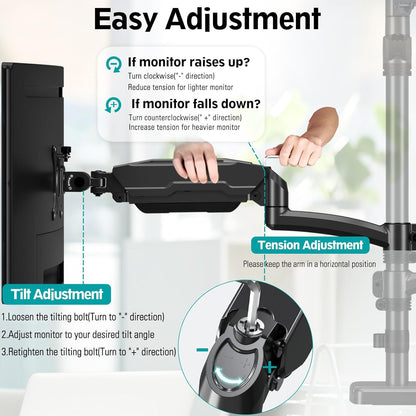 MOUNT PRO Triple Monitor Mount