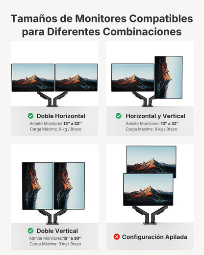 HUANUO Dual Monitor Stand