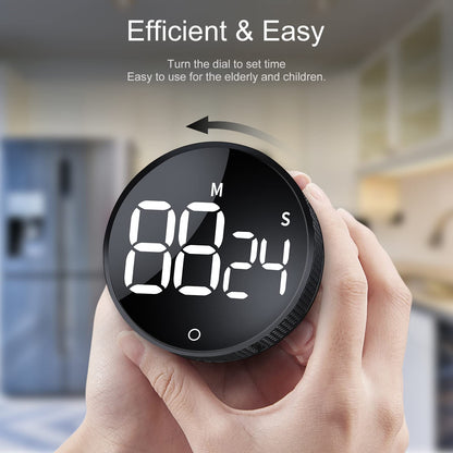 Large Display Magnetic Digital Production Timer