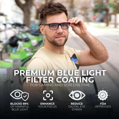 Blue Light Blocking Glasses For Men/Women Anti-Fatigue