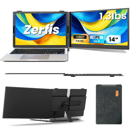 Zerfis Ultra-Thin Laptop Screen Extender, 14"