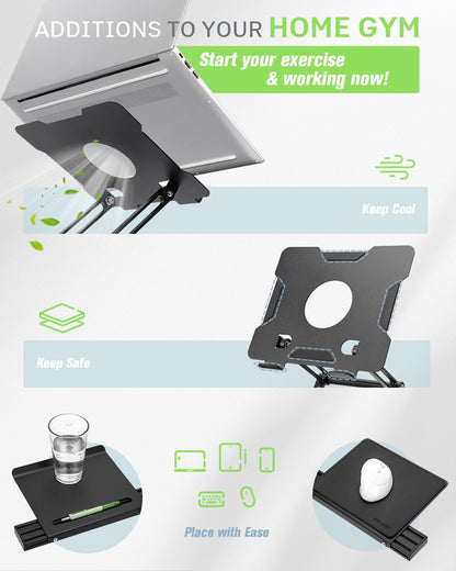 INMAKER Treadmill Laptop Desk Attachment