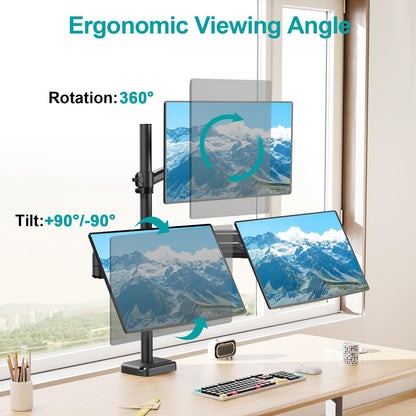 MOUNT PRO Triple Monitor Mount