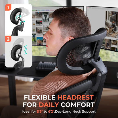 CAPOT Ergonomic Mesh Office Chair