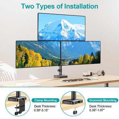 MOUNT PRO Triple Monitor Mount