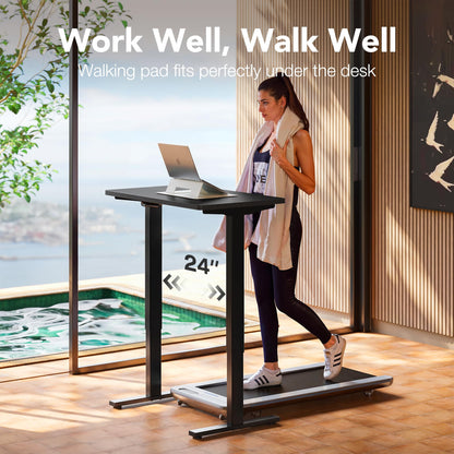 32" Small Electric Standing Desk with Adjustable Height