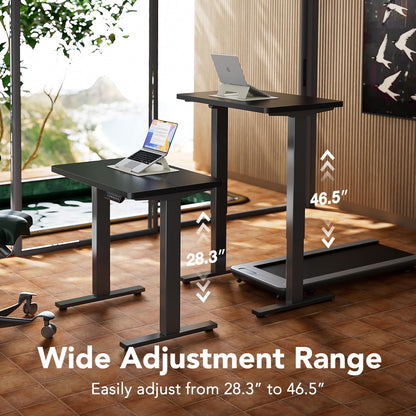 32" Small Electric Standing Desk with Adjustable Height