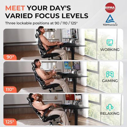 CAPOT Ergonomic Mesh Office Chair