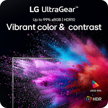 LG 27GS60QC-B Ultragear Curved Gaming Monitor 27"